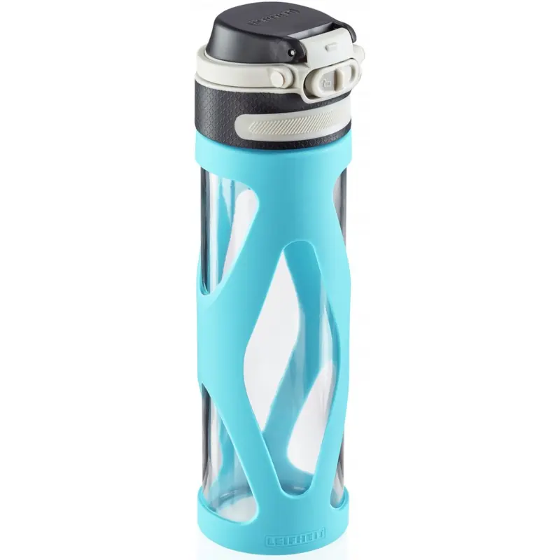 Super-Preis LEIFHEIT Flip Glasflasche 600 ml hellblau 03259